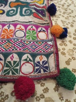 画像4: kutch vintge patil work 巾着　BAG （I-K-DAB3)