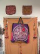 Vintage ラバリ刺繍　手提げBAG（I-VRABAAG)