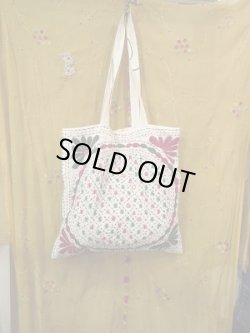 画像1: india 刺繍入り　remake トートBAG（IST-BAG1）