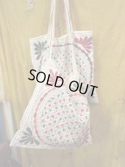 画像4: india 刺繍入り　remake トートBAG（IST-BAG1）