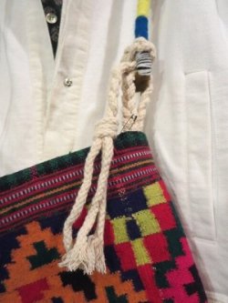 画像5: vintage manali Wool リメイク　ショルダーBAG（M-RBAG2)