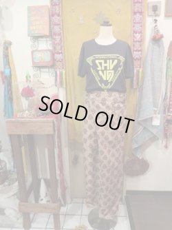 画像1: ajurakh フロント　オーバーラップ　パンツ（IN-AJUPT)