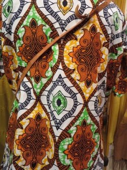 画像6: アフリカンバティック　フリル　ブラウス（PARIS-AFBS)