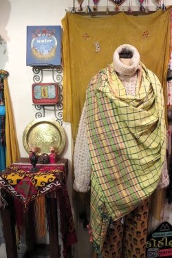 画像1: kala organic cotton dupatta(KALA-OCO1)YEL