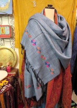 画像1: kullu アクセント　ショール（M-ASHAL1）