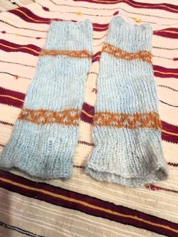 画像3: Dharamsala　手編み　leg warmer(DM-LEGG)