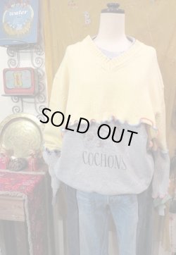 画像3: コットン　ニット　２way マフラー＆トップス（MANA-MT)