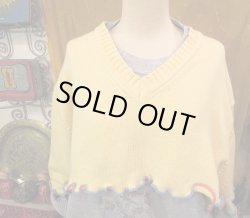 画像4: コットン　ニット　２way マフラー＆トップス（MANA-MT)