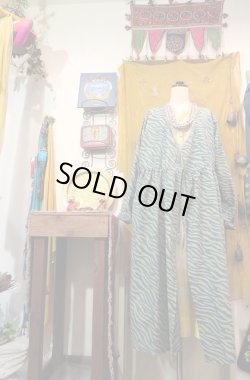 画像1: aurakh cotton kadiya ワンピース（IN-KADIOP１）
