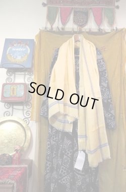 画像1: Khadi cotton ショール（KHADI-1）Y