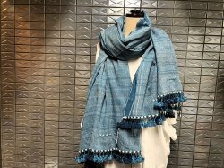 画像1: organic kala cotton ショール（BJ-KALA４）