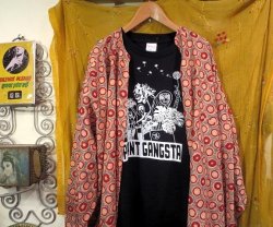 画像4: gangsta ET風　プリントTシャツ（E-TS)