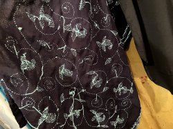 画像4: カンタ　刺繍　シルクストール（I-PUS-SSTTT)