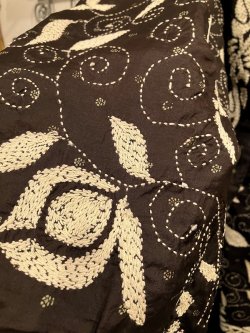 画像4: カンタ　刺繍　シルクストール（I-PUS-SSTTB）