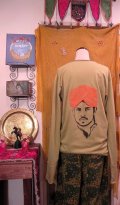 organic cotton 長袖　バックプリント（PARI-ORGLS1）