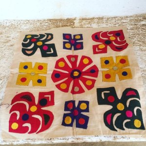 画像: AHIR WORK　パッチワーク　wall hanging(I-KU-AHIR1)