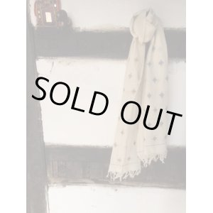 画像: カディ　コットン　刺繍ストール（I-KU-KHADI9)
