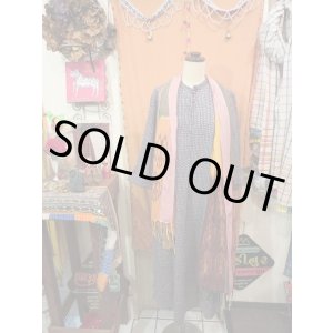 画像: IKAT 手染め　デザイン　コットン　ショール（IKATSL1)