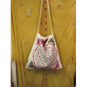 画像: India 刺繍入り　remake ショルダーBAG（IST-BAG2)