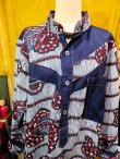 画像2: african batik design シャツ ワンピース（PARIS-AFSOP)