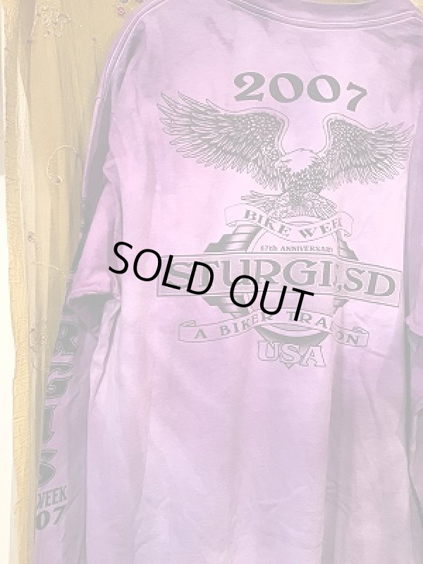 画像4: redyed プリント　長袖Tシャツ（MANA-DTS11)