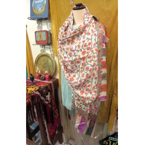 画像: silk pashimina ショール（SALE4)