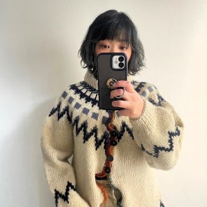 画像: OLD ニット　リメイク　カーデ（MANA-KNIT5)