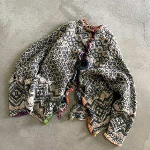 画像: OLD ニット　リメイク　カーデ（MANA-KNIT4)