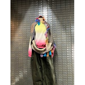 画像: ニット　リメイク　スヌード（MANA-KNIT6)