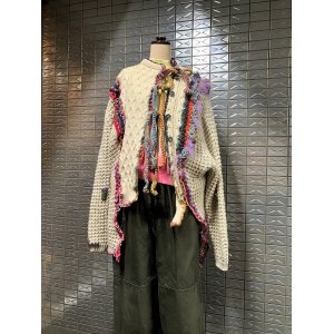画像: リメイク　ニット　ビッグカーデ（MANA-KINT10)