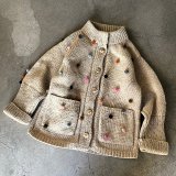 画像: Hand knitting Wool カーディガン（MANA-KNIT15）