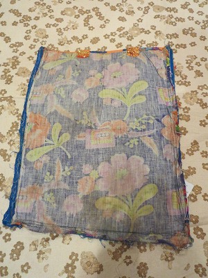 画像: グジャラート　vintage fabric(K-BLUE)
