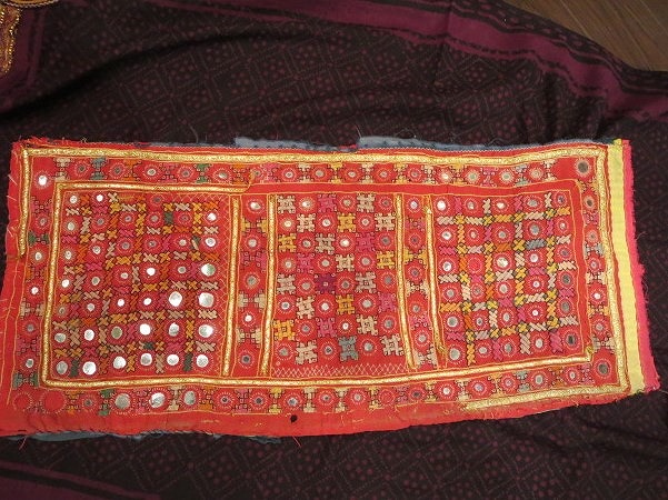 画像1: pakistan mirrow work vintage 刺繍　FAB（P-MWKFAB)