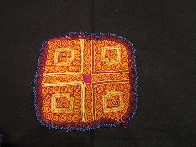 画像2: vintage beads 刺繍　patch(IN-VINFAB1)