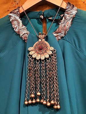 画像1: vintage silver gypsy necklace(KUT-VNECK)