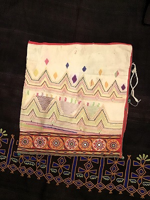 画像5: vintage ahir 刺繍 アレンジ巾着（I-KAHIRB)