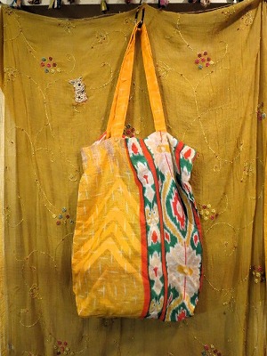 画像1: old サリー　リバーシブルエコBAG（KOL-BAG1)